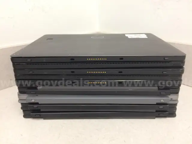 Lot of 9 Dell Latitude 2-in-1 Laptops - NO OS - 5 Machines Without Keyboard