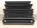 Lot of 10 Mixed Lenovo Laptops - NO OS