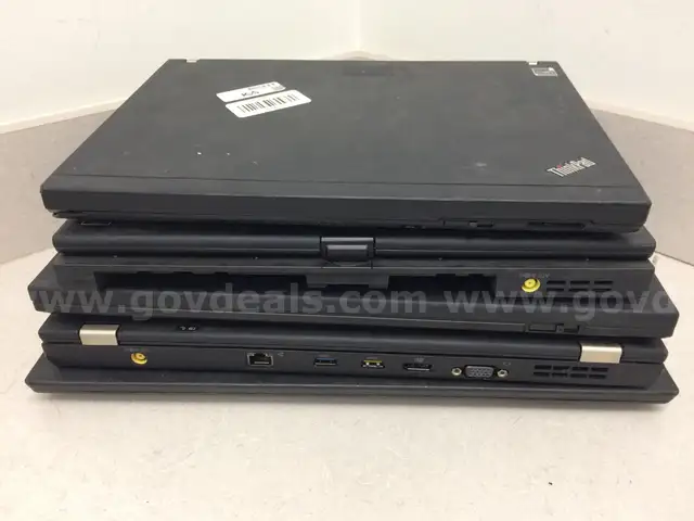 Lot of 5 Lenovo ThinkPad's - NO OS