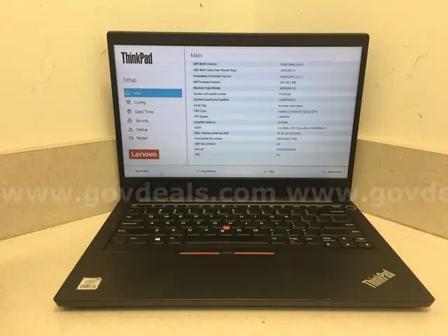 Lenovo ThinkPad E14 - I5-10210U @ 1.60GHz 8GB RAM 256GB SSD