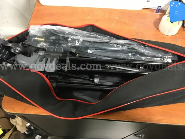 Manfrotto MVT502AM Tripod Stand Legs and MVH500A Fluid Drag Video Head