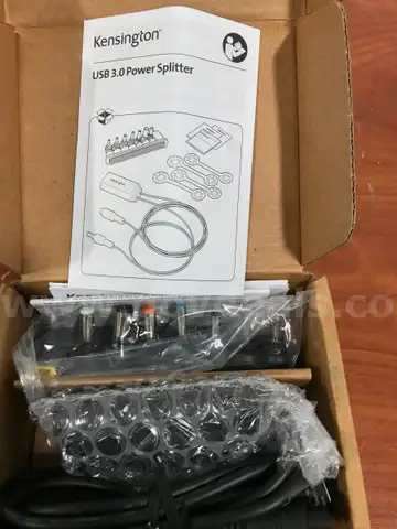 Lot of 164:   NEW Sealed Kensington K38310NA 60W USB 3.0 Power Splitters