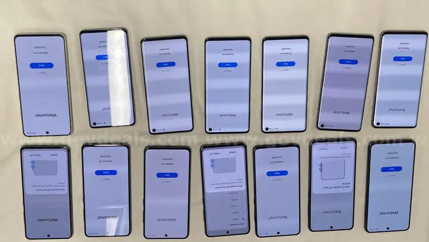 SAMSUNG PHONES, 256GB, 128GB, &#x26; 64GB, Qty of 31 Phones in Lot, Excellent Condition for Most (See Description for Info)