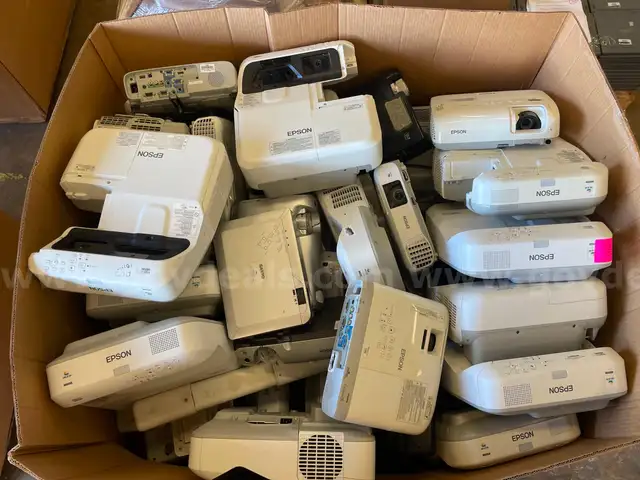 PROJECTORS - Qty of 55 in Lot - NOTICE See Below for Add&#x27;tl Fees (if applicable)    * See Attached PDF for Details*