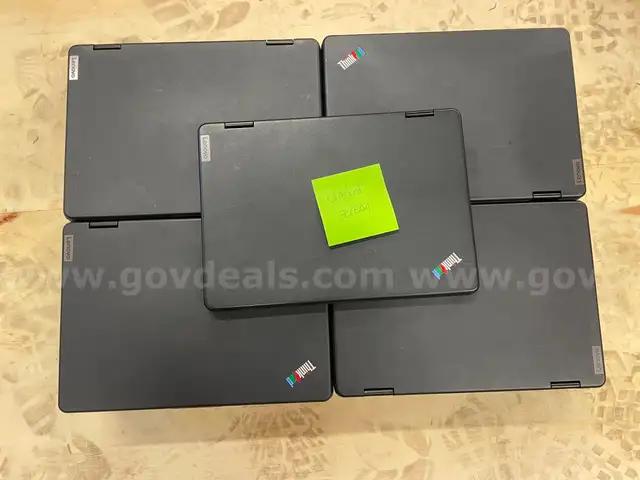 Laptops - Qty of 25 in Lot UNKNOWN CONDITION - NOTICE See Below for Add&#x27;tl Fees (if applicable)    * See Attached PDF*