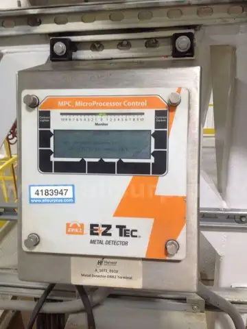 Eriez Mdl EZ5 6in LPVRM Metal detector with Buhler magnetic separator