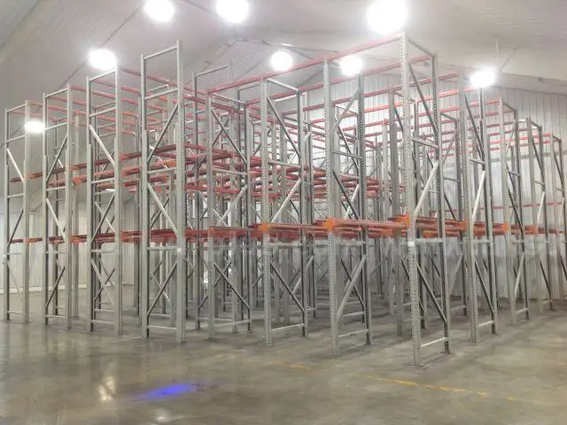 2ea Interack Mdl 30 Sections of Pallet push rack