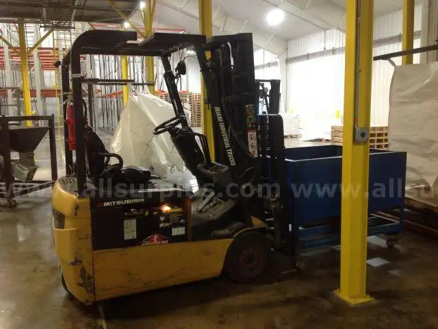 Mitsubishi Mdl FB16NT-AC Electric forklift with charger