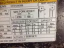 Mitsubishi Mdl FB16NT-AC Electric forklift with charger