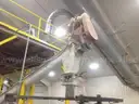 Approx. 12ft Buhler Screw auger conveyer with Buhler Airlock