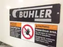 Approx. 12ft Buhler Screw auger conveyer with Buhler Airlock