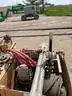 Air powered bin whip set up