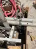 Air powered bin whip set up