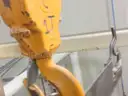 Harrington 2 Ton Hoist with jib and stand