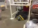 Harrington 2 Ton Hoist with jib and stand