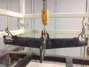 Harrington 2 Ton Hoist with jib and stand