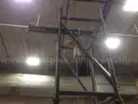 Vibrating hopper with hoist stand