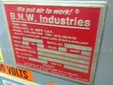 BNW Industries Mdl. 123BX Belted gas dryer
