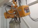 Harrington 2 Ton Hoist with jib and stand