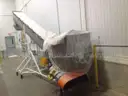Mobile screw auger with hopper