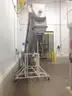 Mobile screw auger with hopper