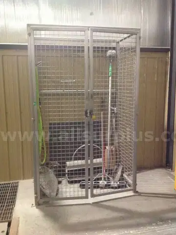 Security Cage with contents