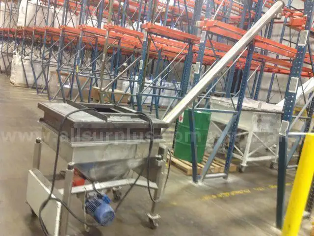 JDA Mdl. SC4 Mobile screw auger with hopper