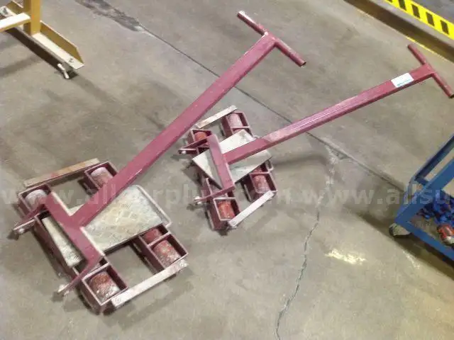 2ea Heavy machine moving skates