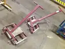 2ea Heavy machine moving skates