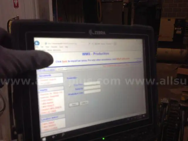 8ea Zebra Mdl. VC80 Mobile RFID Scanning system