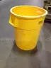 12ea 55gal Yellow trash can