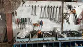 Workshop Storage Cabinets with Hardware &#x26; Hand Tools