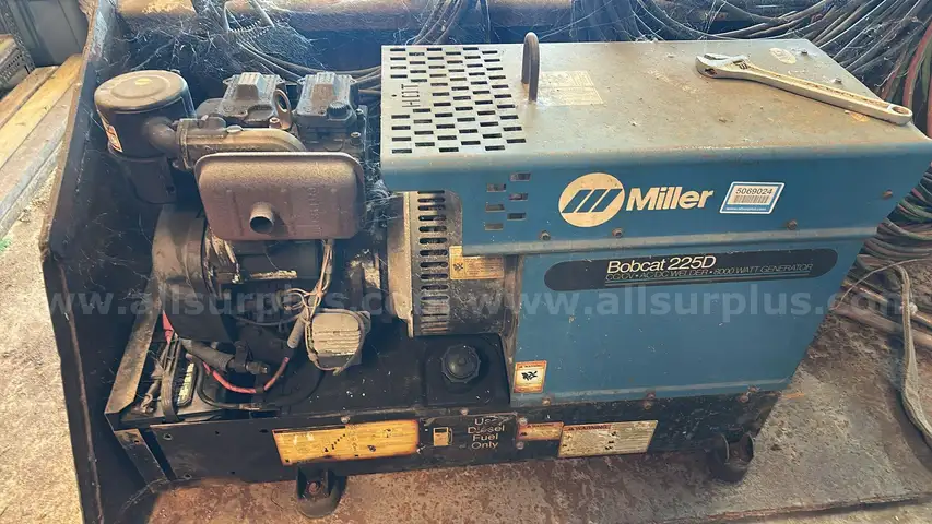 Miller Bobcat 225D Diesel Welder Generator