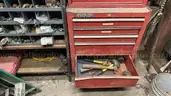 Stack-On Master Series Tool Chest and Storage Shelf w/ Contents