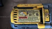 Milwaukee and Dewalt Hand Tool and Battery Set and Table