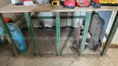 Milwaukee and Dewalt Hand Tool and Battery Set and Table