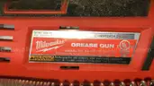 Milwaukee and Dewalt Hand Tool and Battery Set and Table