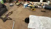 Two Tables w/ Contents