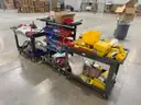 Parts organizer &#x26; two carts with contents.