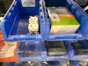 Parts organizer &#x26; two carts with contents.