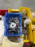 Parts organizer &#x26; two carts with contents.