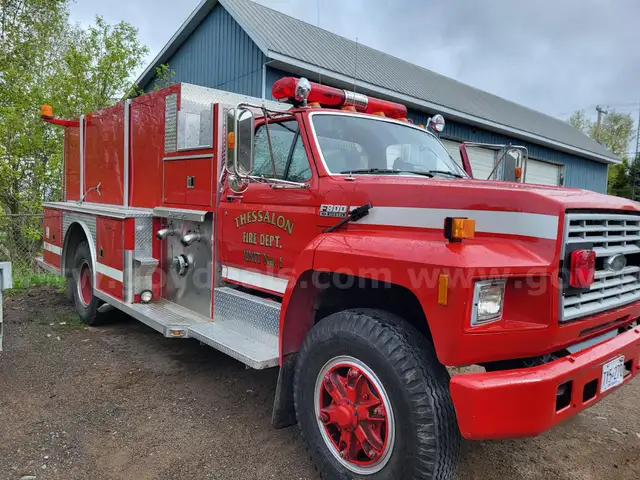 1989 Ford F800F Fire Truck