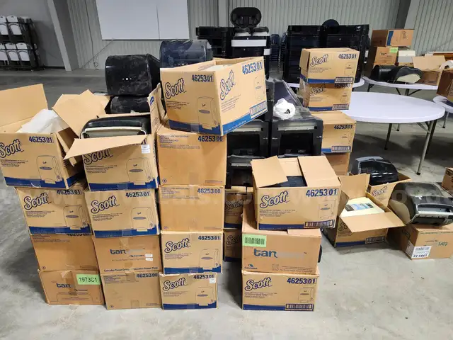 Lot of Various Tork Paper Towel Dispensers - Approximately 70