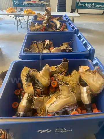 Lot of Vintage Roller Skates - 120+ Approx..