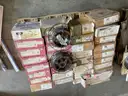 Large Welding Lot : 2 Pallets Rods, Spooled Wire, etc. Industrial Lot/ Commercial Lot
