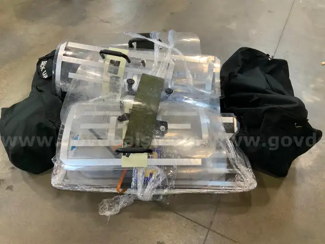 10 Riot Shields w/ Accessories