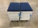 2 Rolling Drawer Cabinets