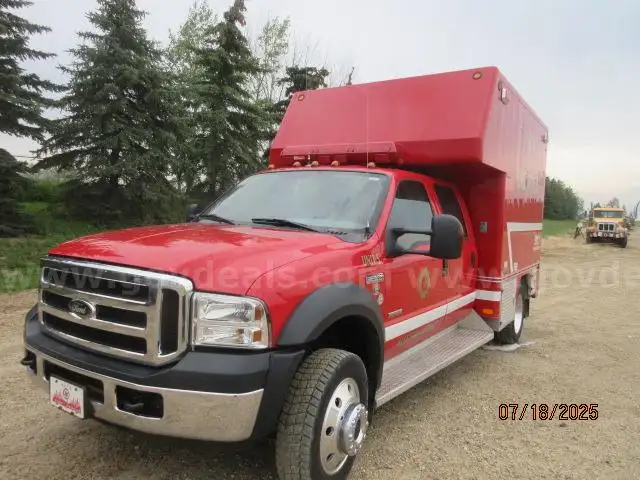 2006 Ford F-550 4WD Rescue Truck - 6.0L V8 OHV 32V TURBO DIESEL ENGINE