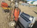 Grease Keg on hand cart with Air Operated Pump