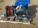 Lot of 2 - Hannay/Cox Reels with hydraulic hose and electric motor for reel in function